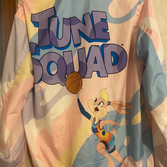 Unisex members only space jam windbreaker jacket size medium - Picture 2 of 3